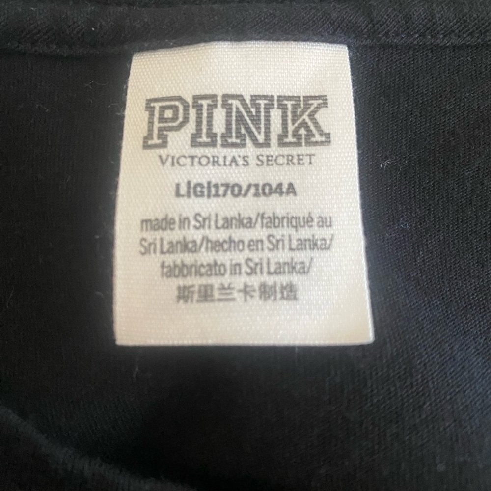 PINK sequin long sleeve tee. Size large. - Picture 4 of 4